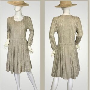 Marc New York Cable Knit Sweater Dress S